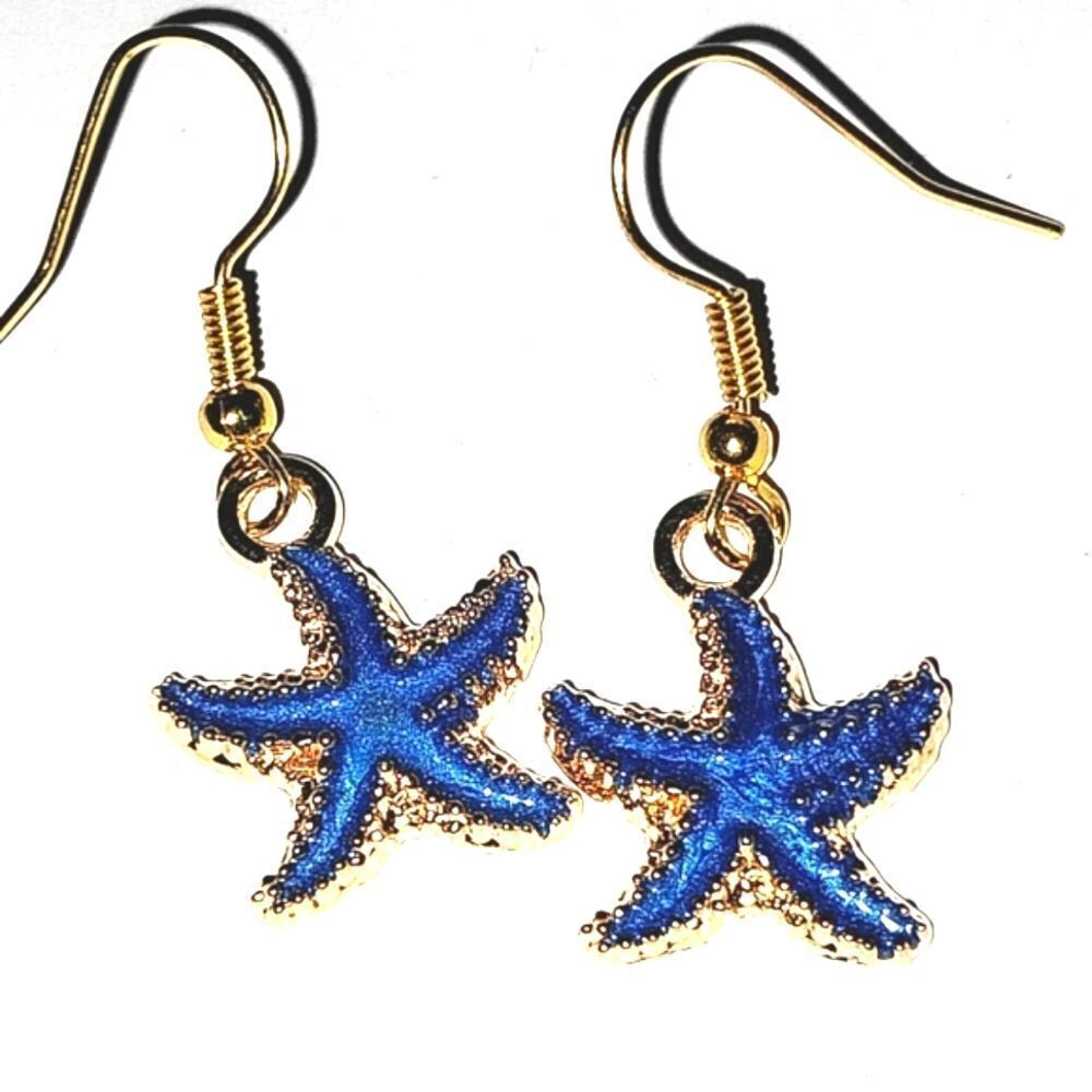 Hand crafted star fish character earrings for women and kids